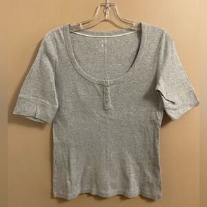 Joe Fresh Grey Short Sleeve Top
